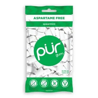 Pur gum Spearmint 55 stk - Lev Logisk