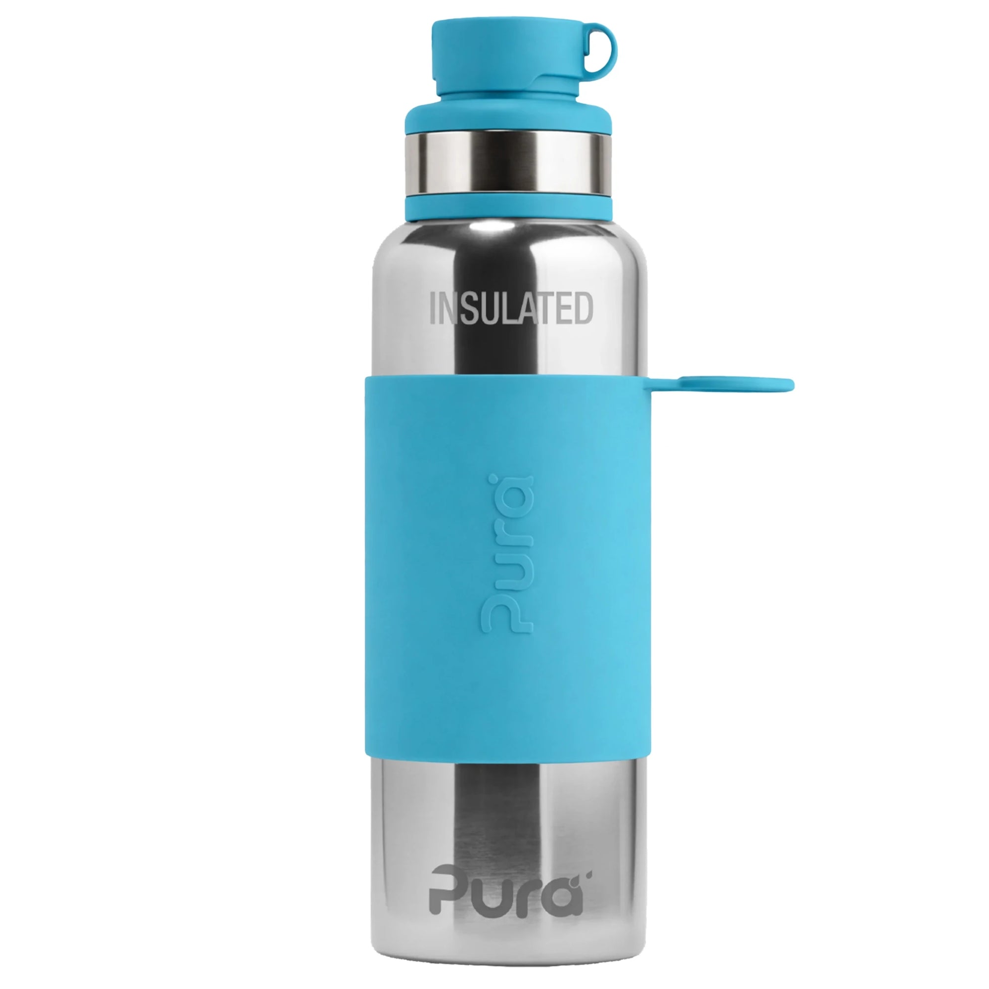 Pura ISOLERT sportsflaske 650 ml - Aqua fra Lev Logisk