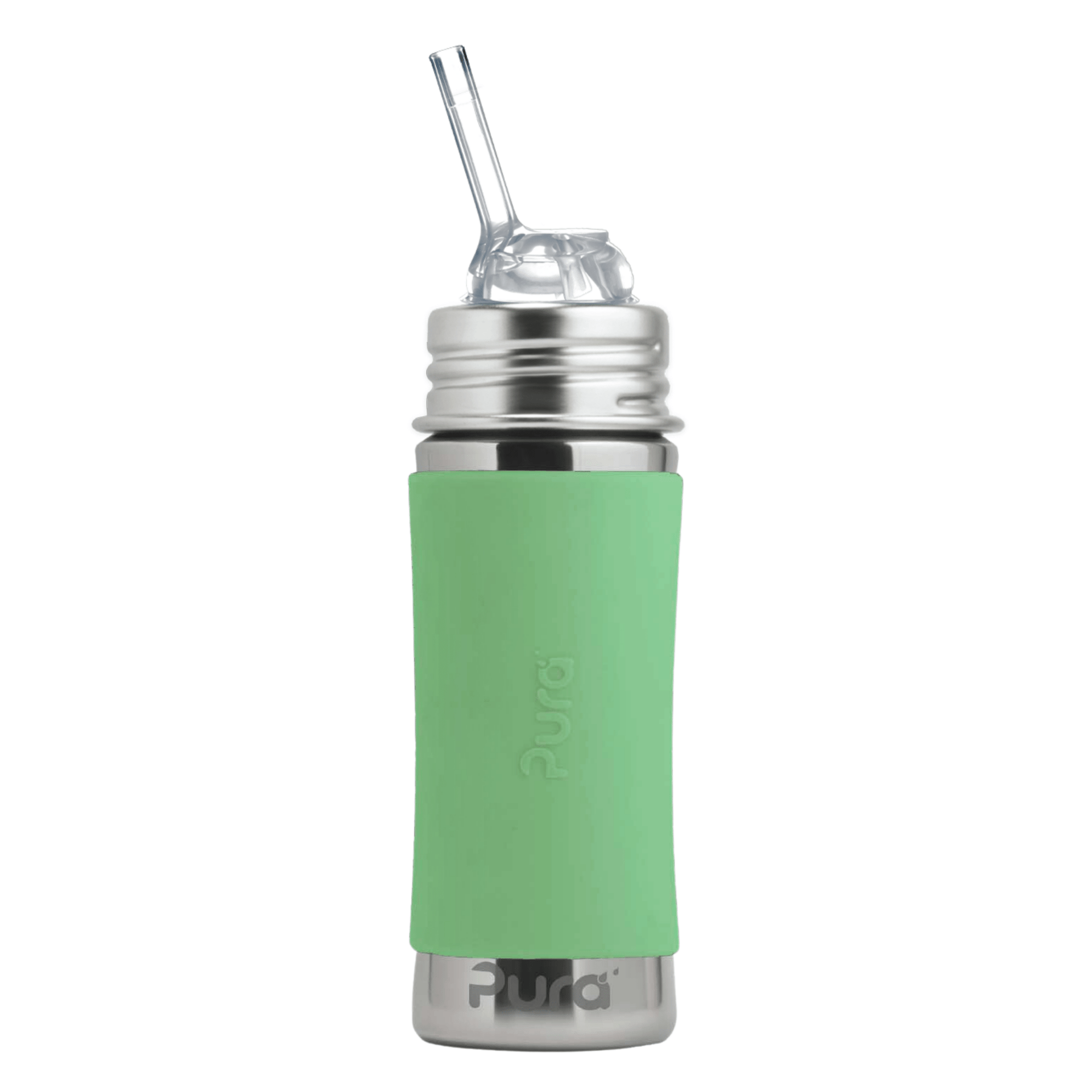 Pura KIDDO sugerørflaske 325 ml - Moss - Lev Logisk