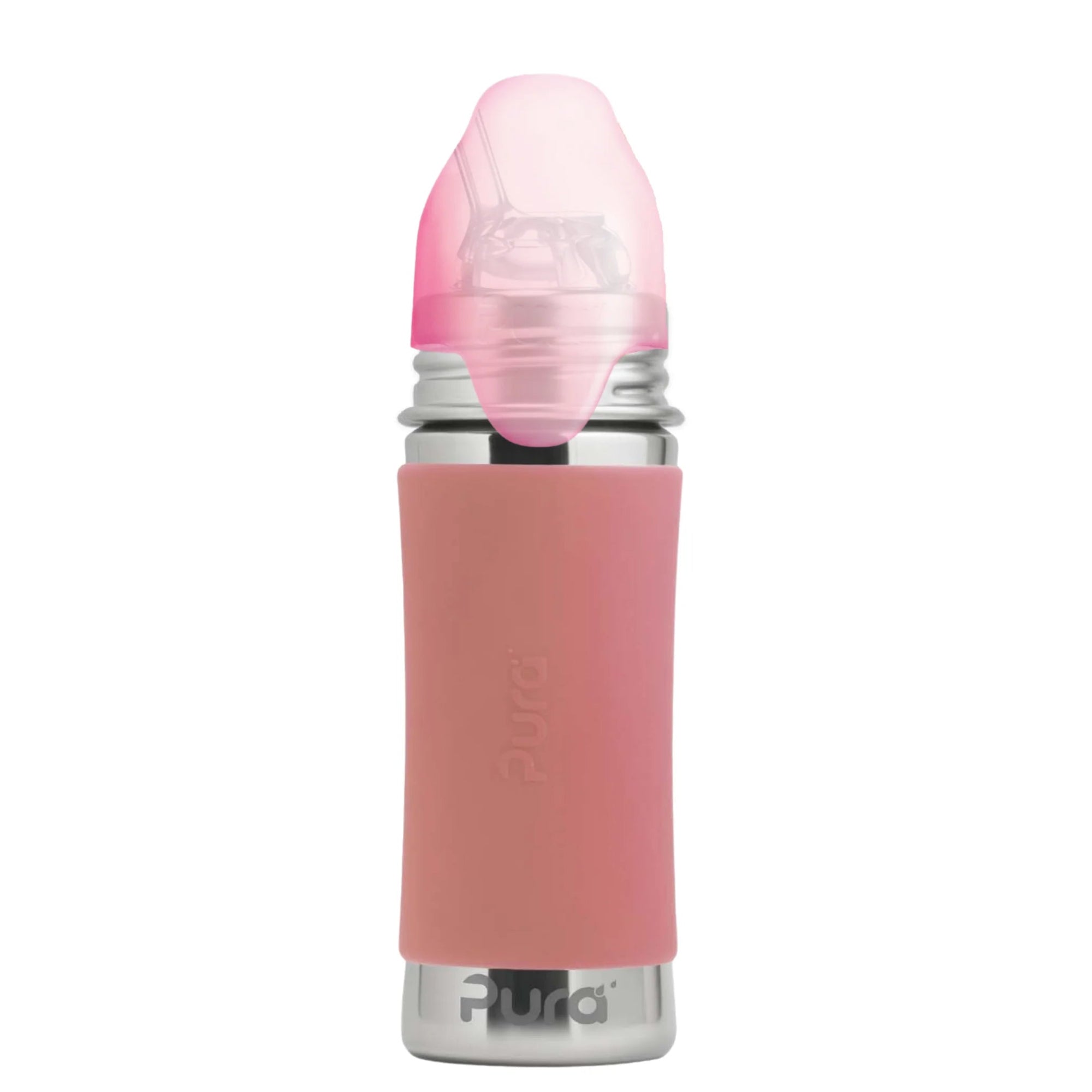 Pura KIDDO sugerørflaske 325 ml - Rose fra Lev Logisk