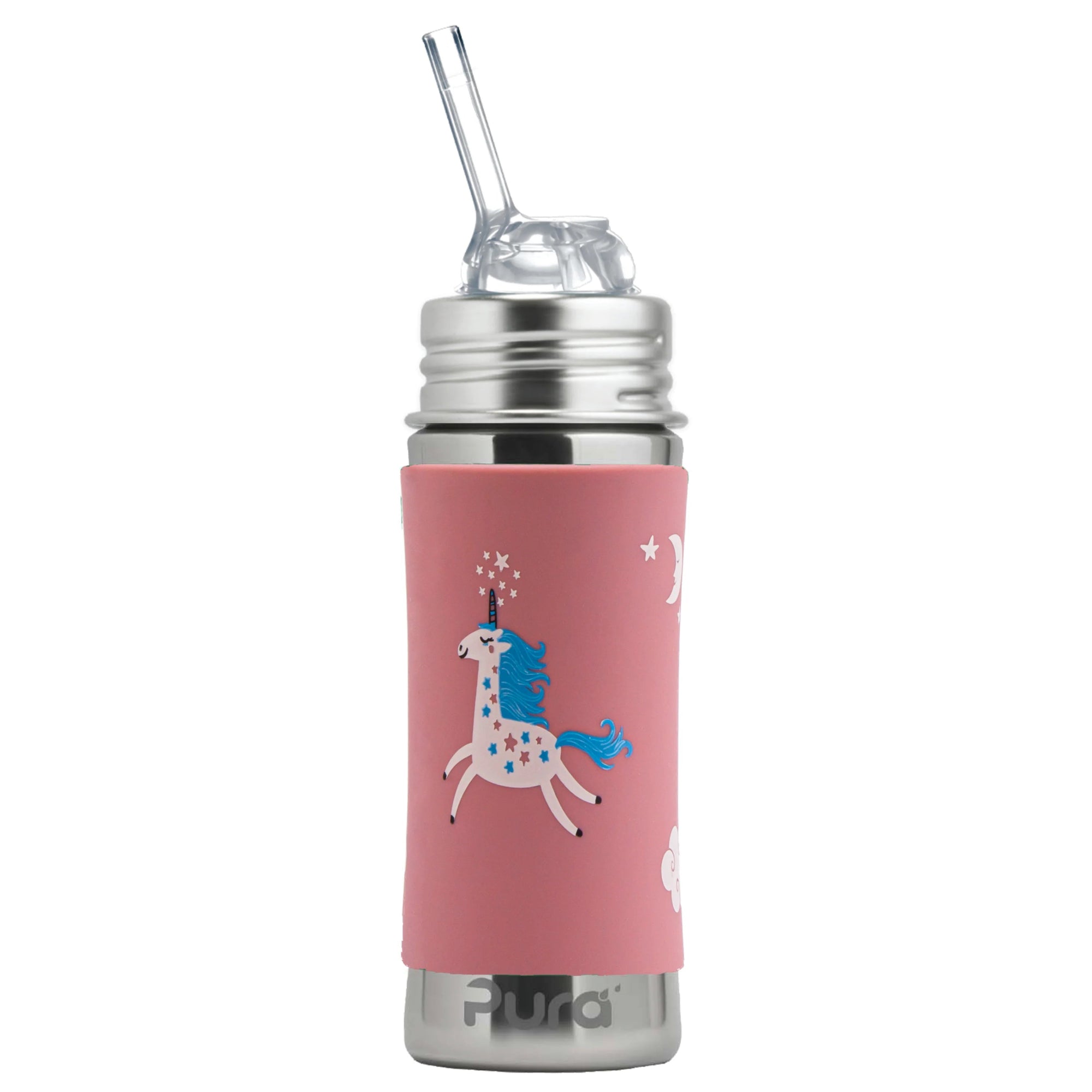 Pura KIDDO sugerørflaske 325 ml - Unicorn - Lev Logisk