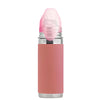 Pura Kiki ISOLERT KIDDO sugerørflaske 260 ml - Rose - Lev Logisk