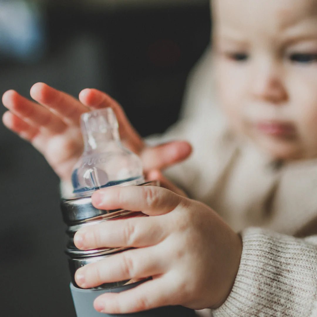 Pura Kiki ISOLERT sippyflaske 260 ml - Aqua - fra Lev Logisk