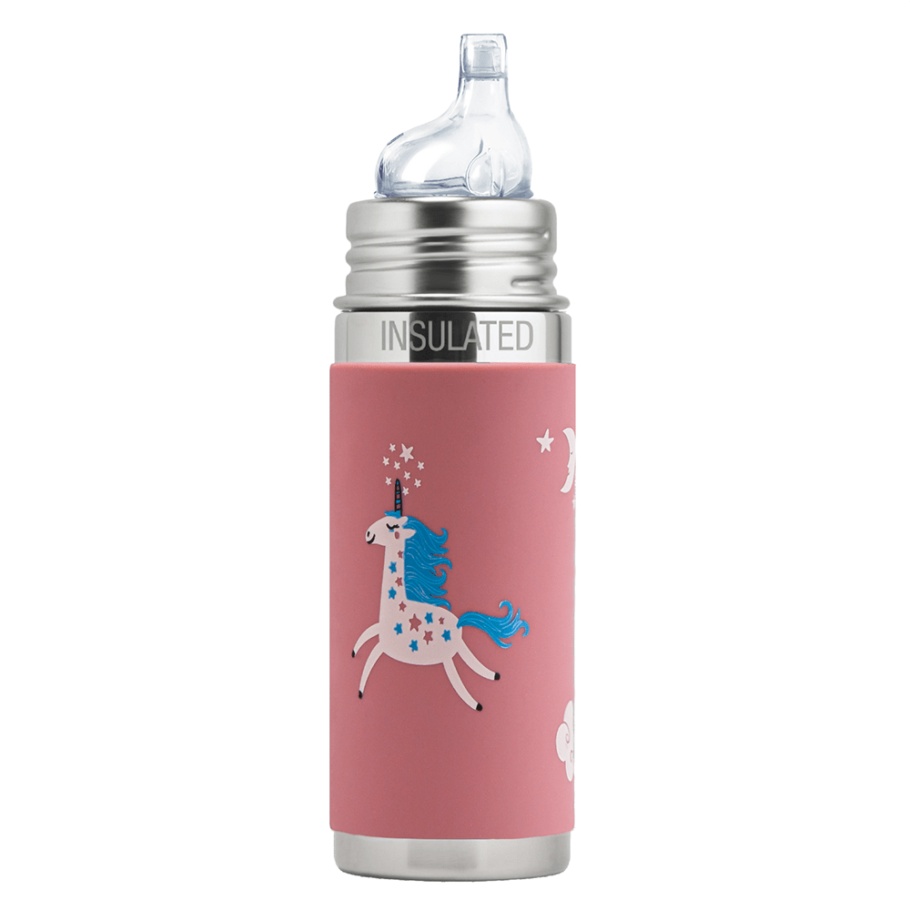 Pura Kiki ISOLERT sippyflaske 260 ml - Unicorn - Lev Logisk