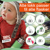 Pura Kiki ISOLERT sugerørflaske 260 ml - Mint - Lev Logisk