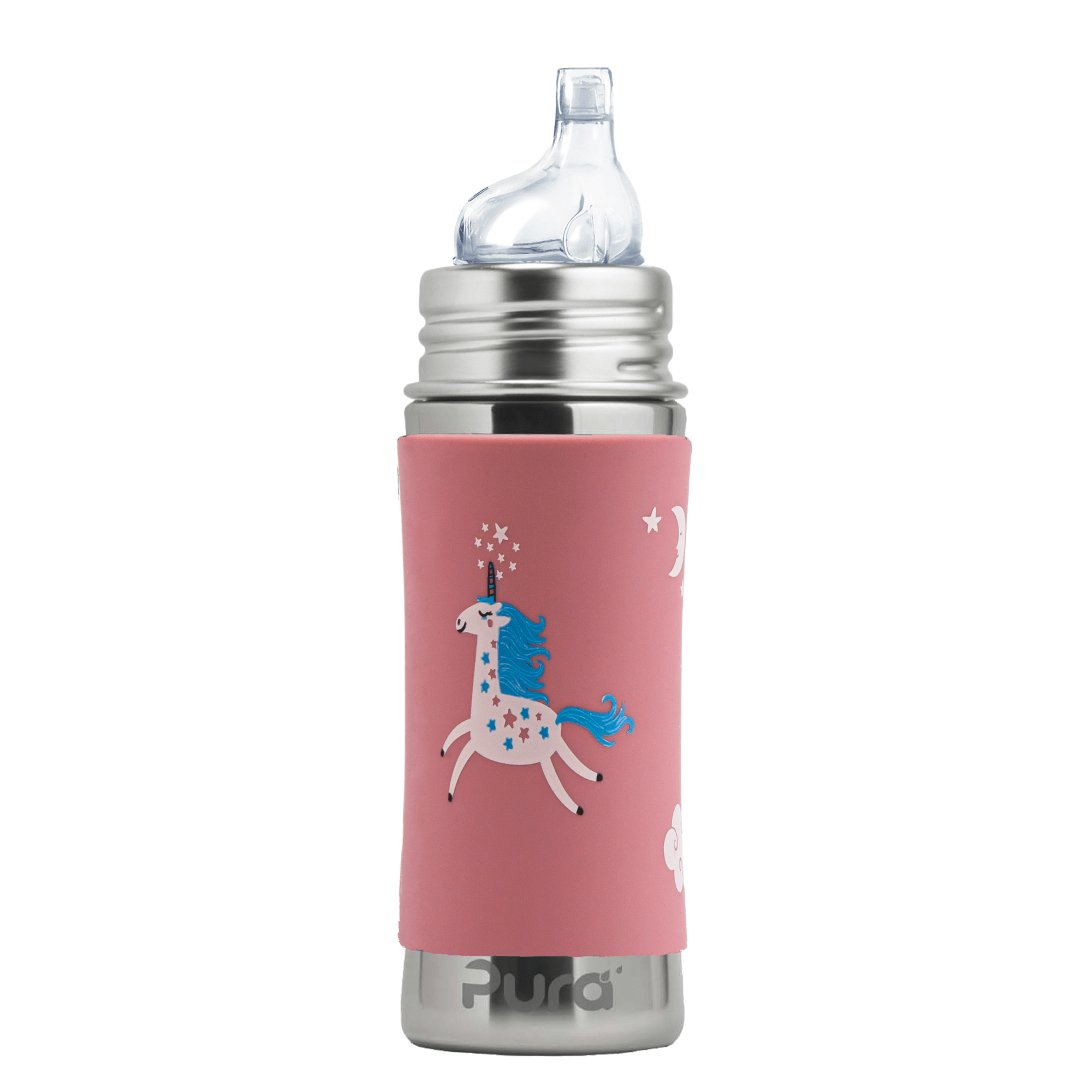 Pura Kiki sippyflaske 325 ml - Unicorn - Lev Logisk