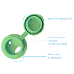 Pura sportsflaske 550 ml -Moss- fra Lev Logisk