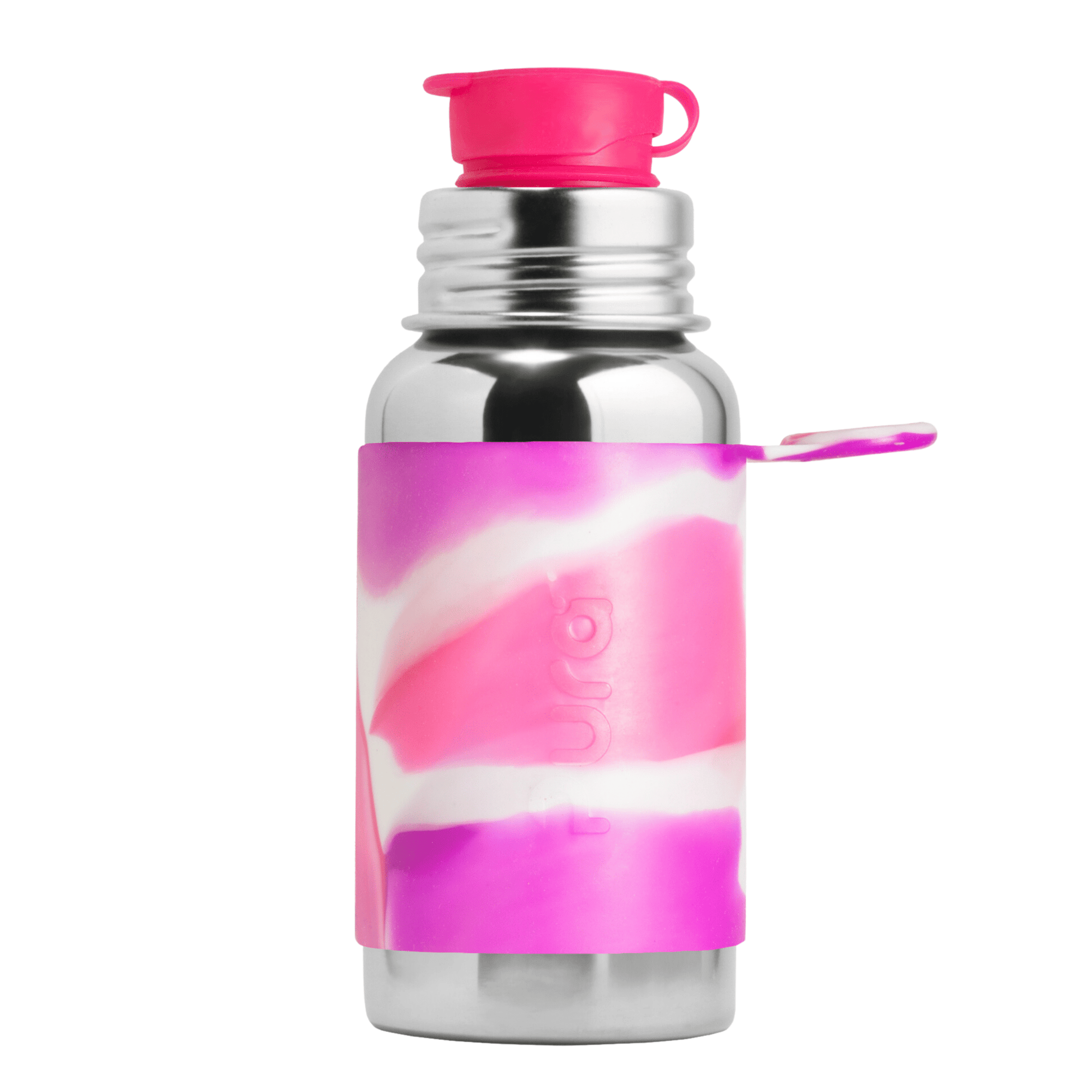 Pura sportsflaske 550 ml - Pink swirl - Lev Logisk