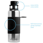 Pura sportsflaske 850 ml - Black fra Lev Logisk