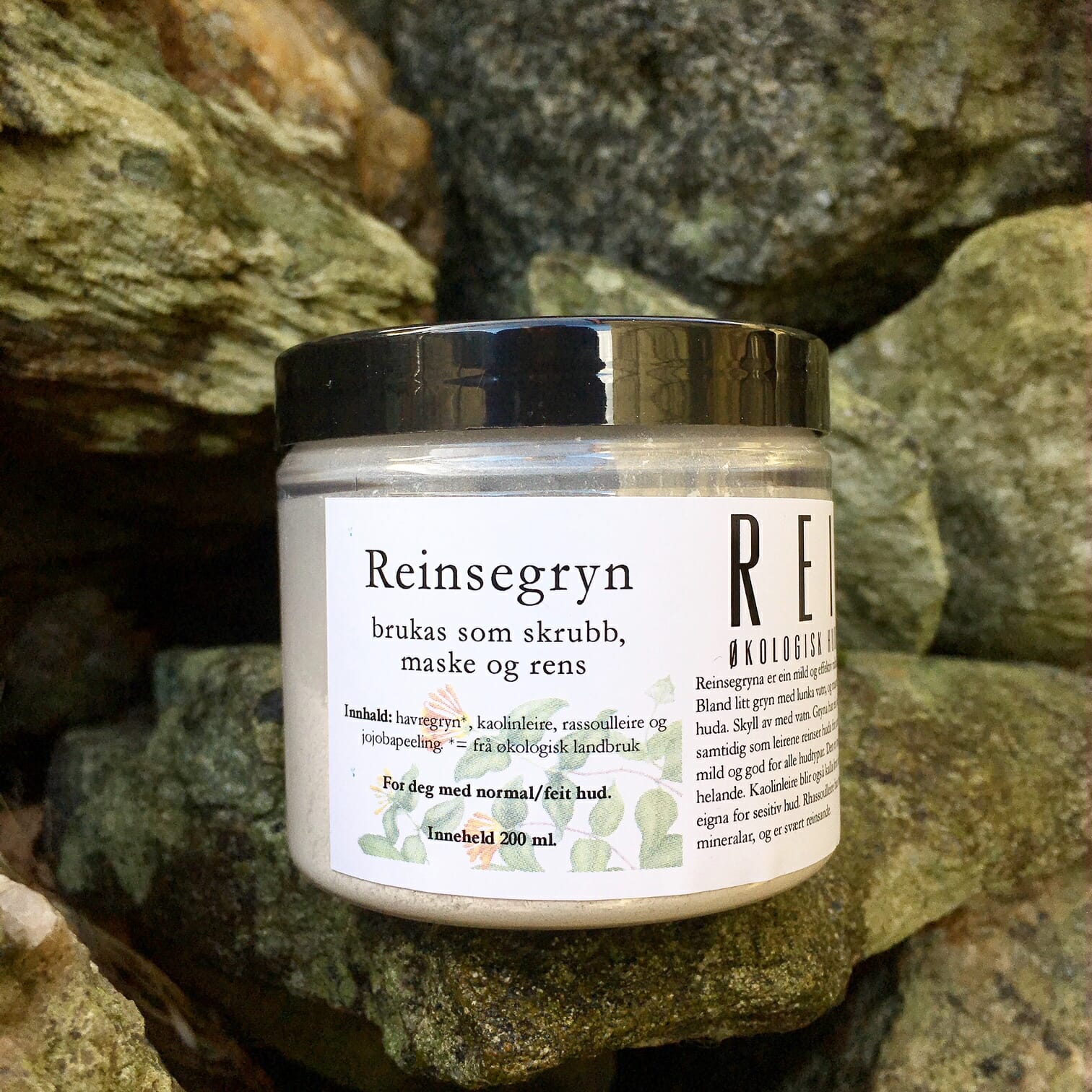 Rein hudpleie rensegryn til ansikt - Lev Logisk