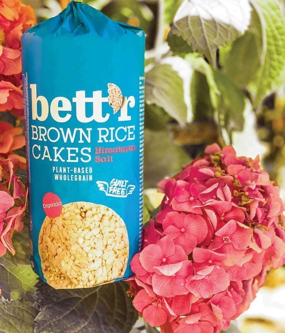 Riskaker av brun ris m/himalayasalt 120g fra Lev Logisk