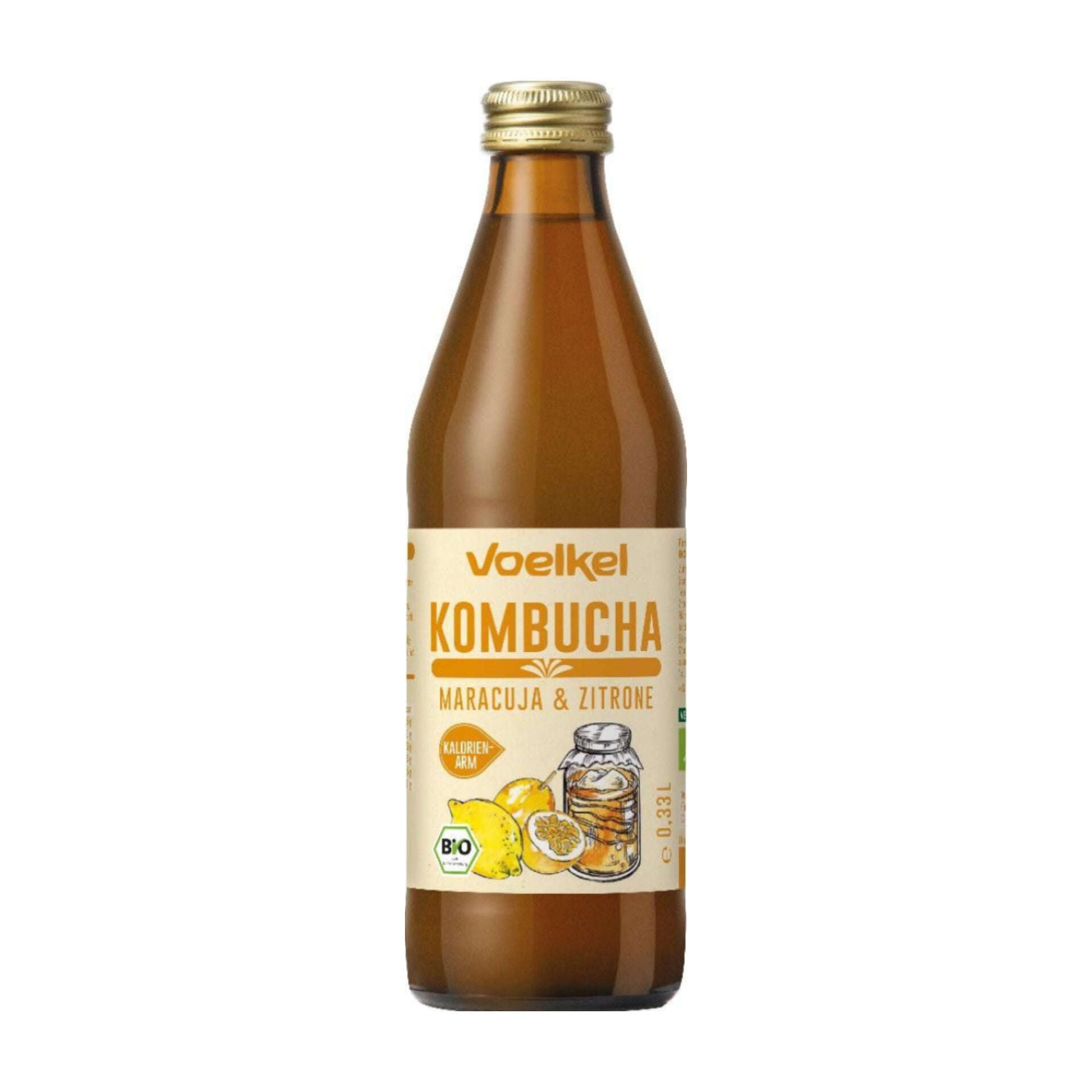 Økologisk kombucha pasjonsfrukt Voelkel