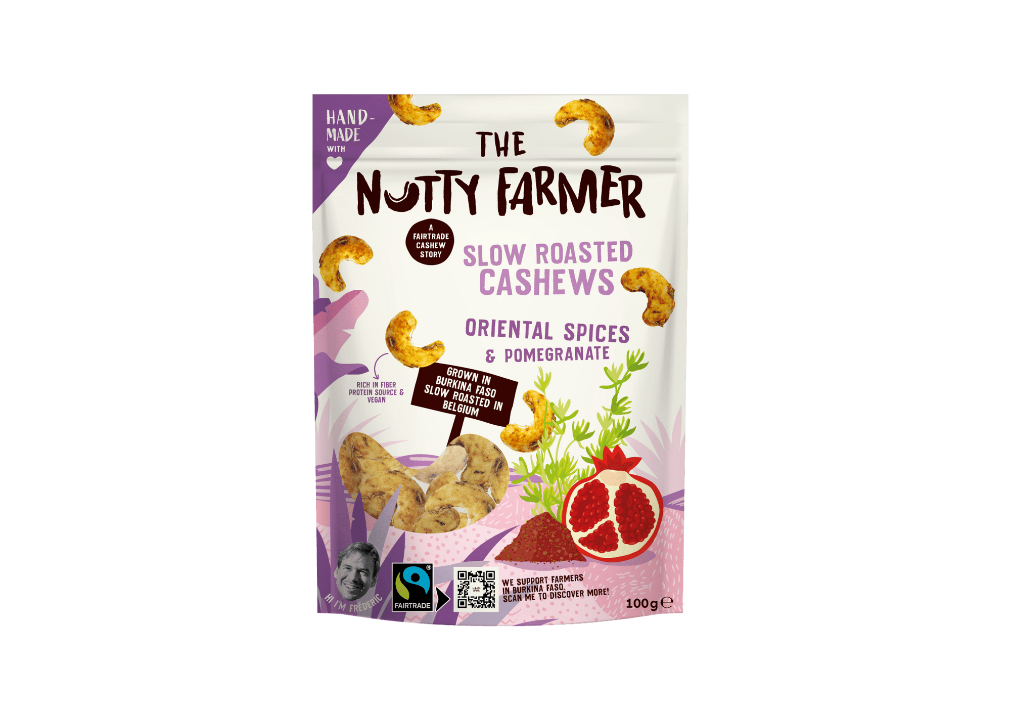 Sakte ristede cashewnøtter m/granateple og orientalske krydder - Lev Logisk