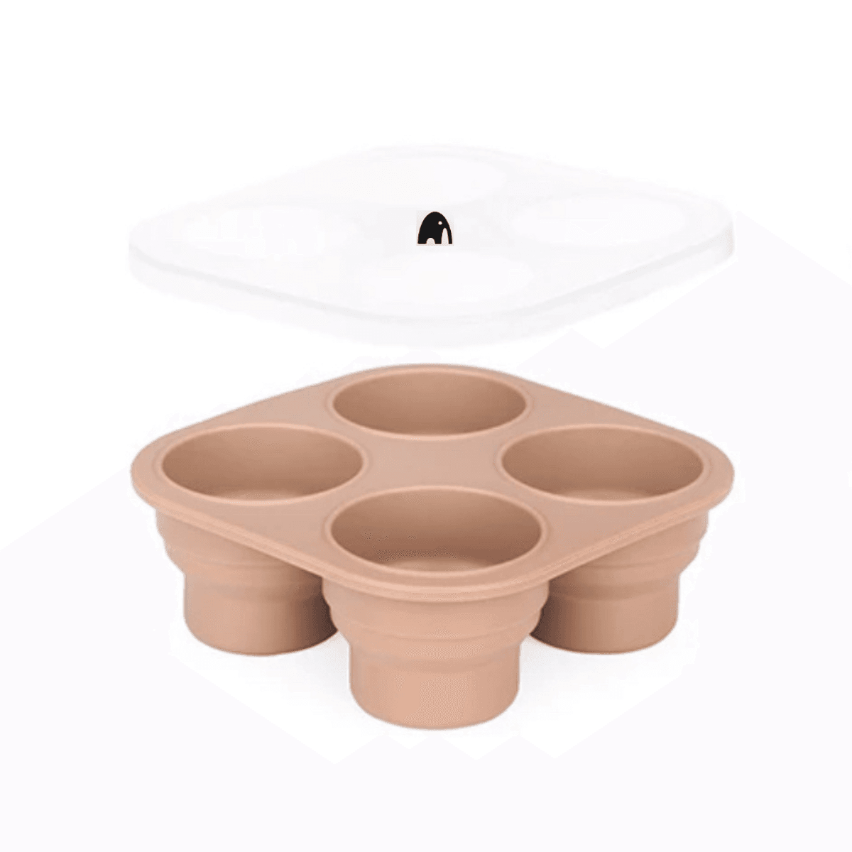 Sammenleggbar fryseform m/4 rom - rust - Lev Logisk