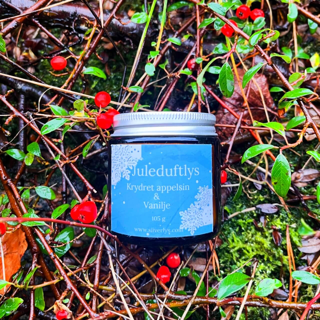 Silvelys miljøvenlige juleduftlys 105 g - Velg duft - fra Lev Logisk