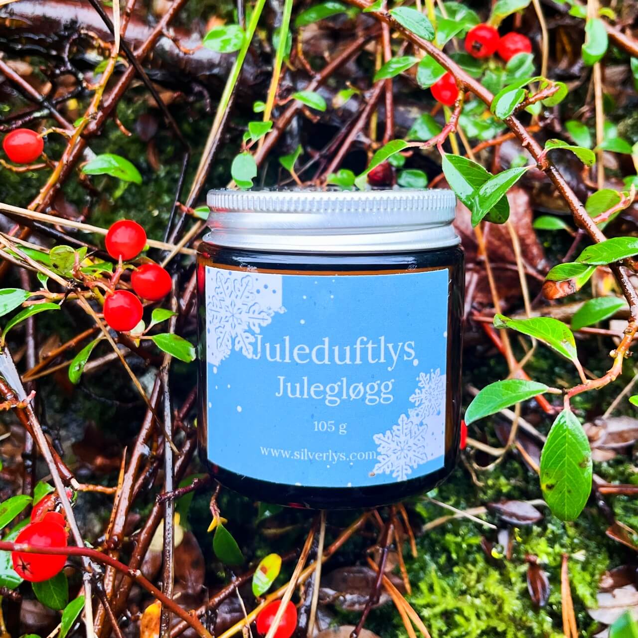 Silvelys miljøvenlige juleduftlys 105 g - Velg duft - fra Lev Logisk