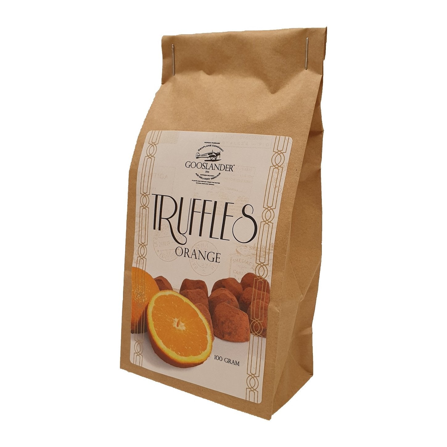 Sjokoladetrøfler - Appelsin - fra Lev Logisk