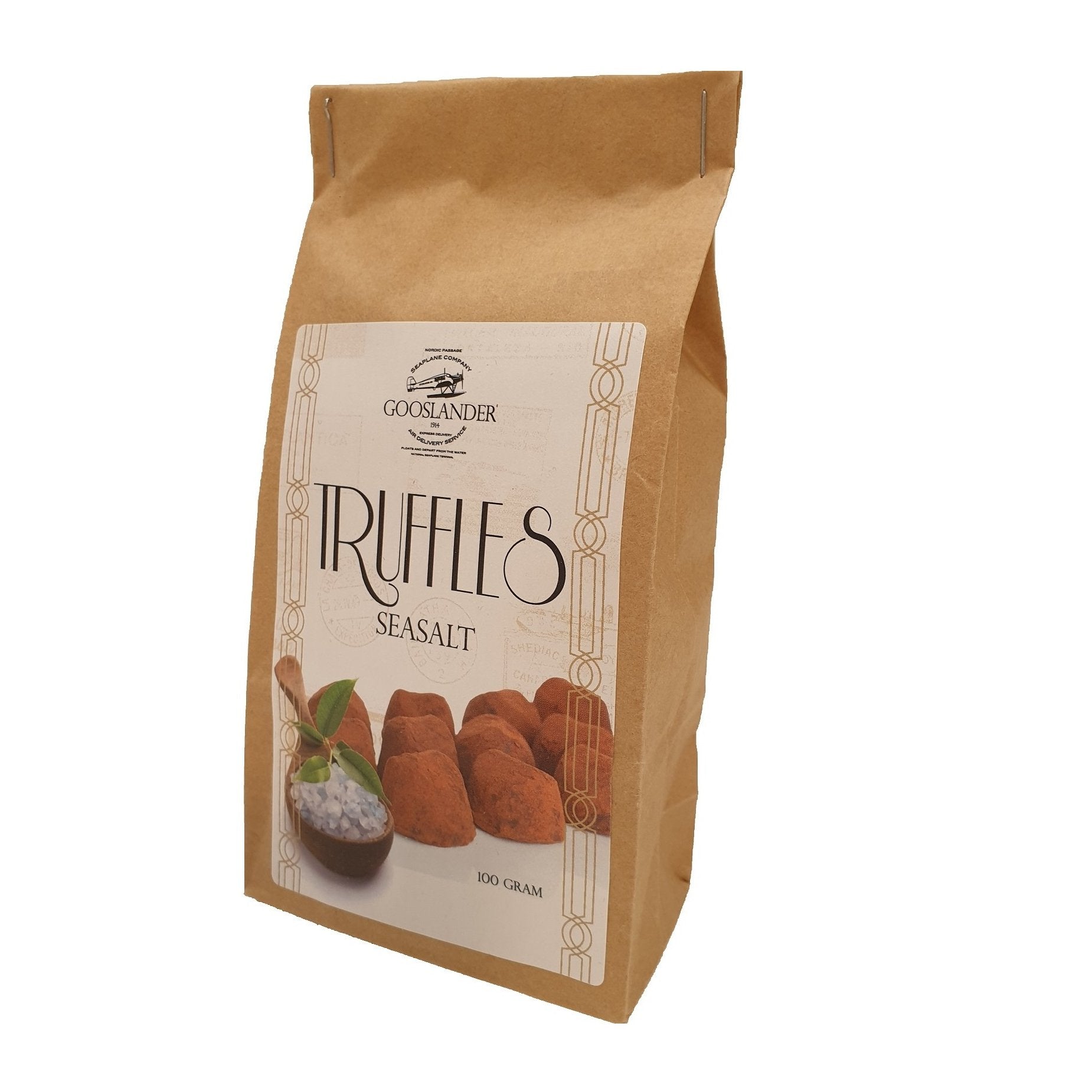 Sjokoladetrøfler - Havsalt - fra Lev Logisk
