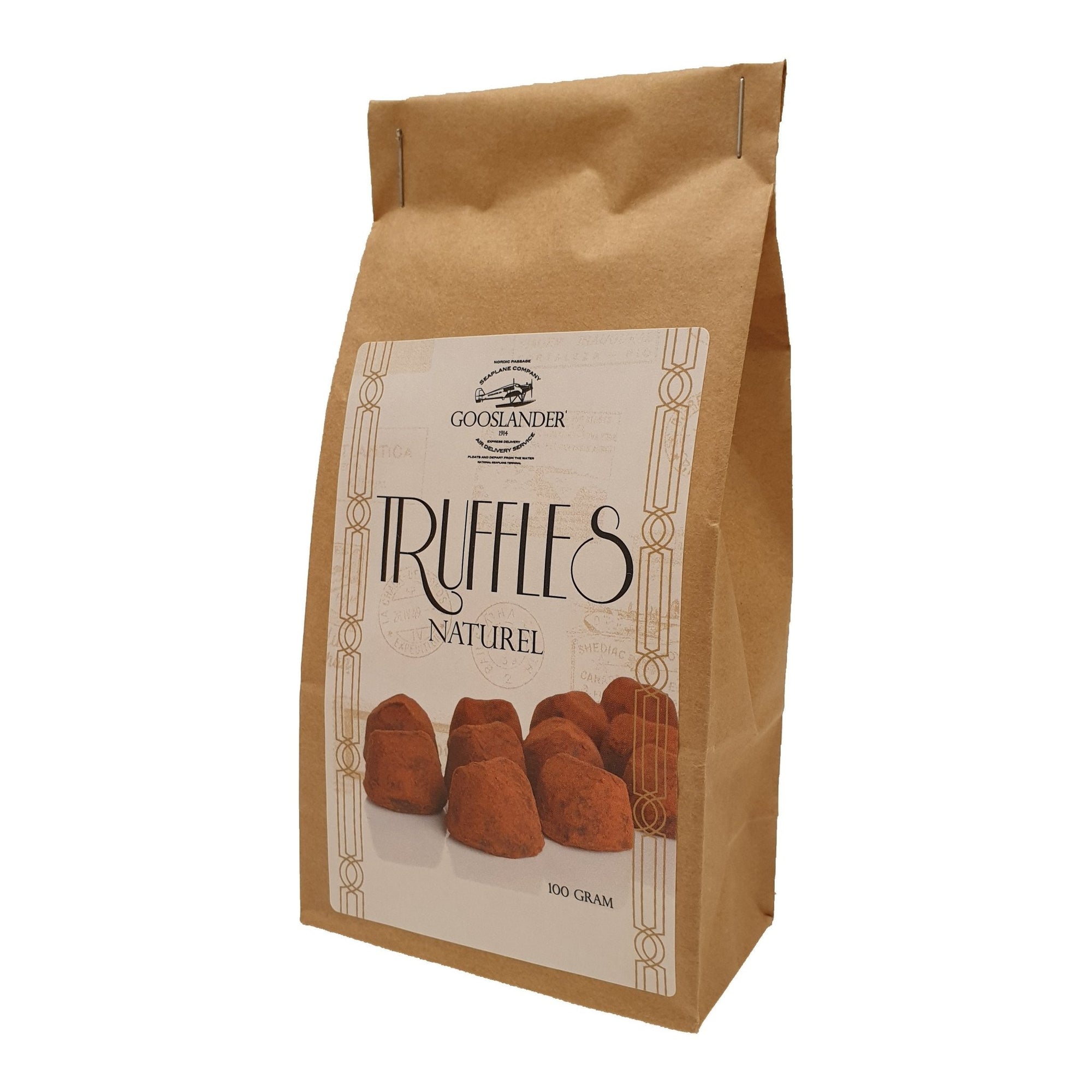 Sjokoladetrøfler - Naturelle - fra Lev Logisk