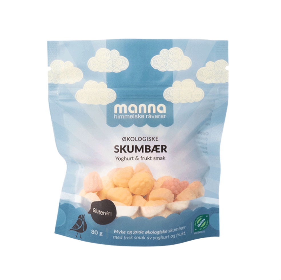 Skumbær økologisk godteri fra Lev Logisk