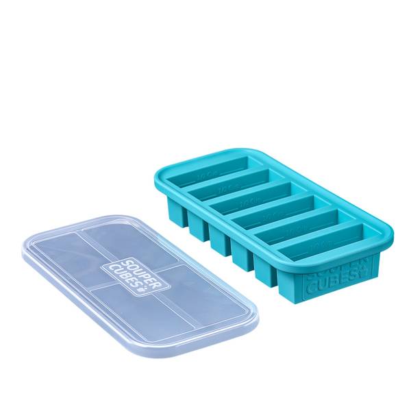 Souper cubes silikonform - 6 x 125 ml blå fra Lev Logisk