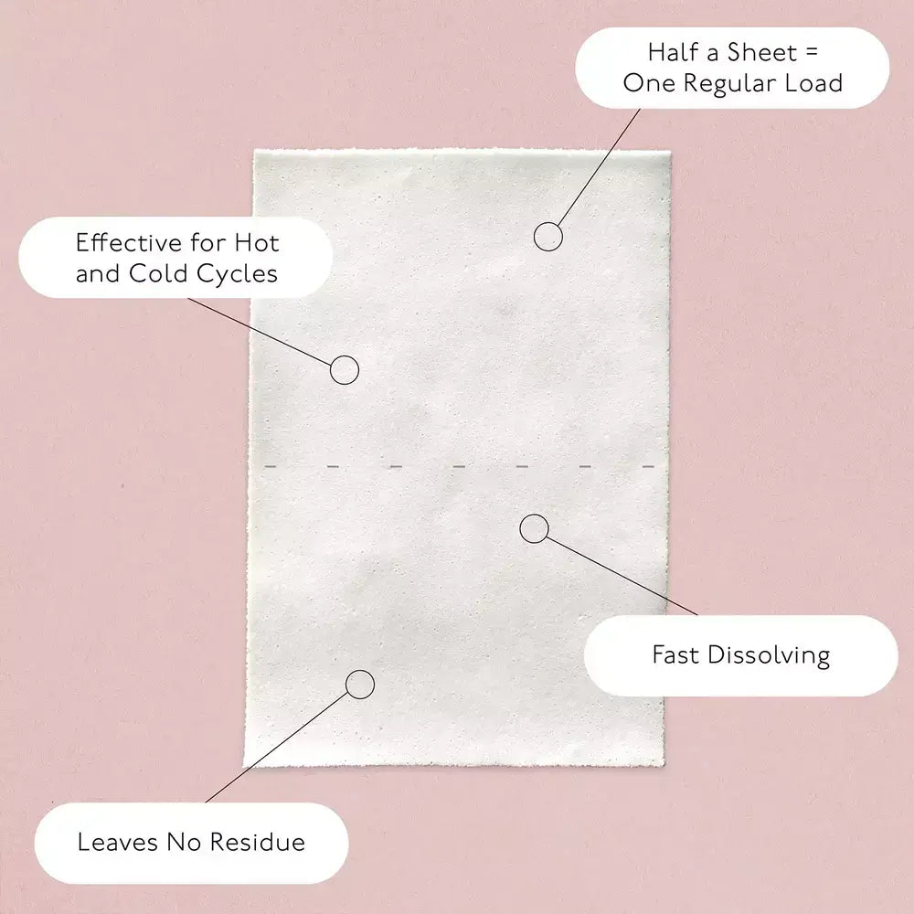 Spruce Laundry Detergent Sheets fra Lev Logisk