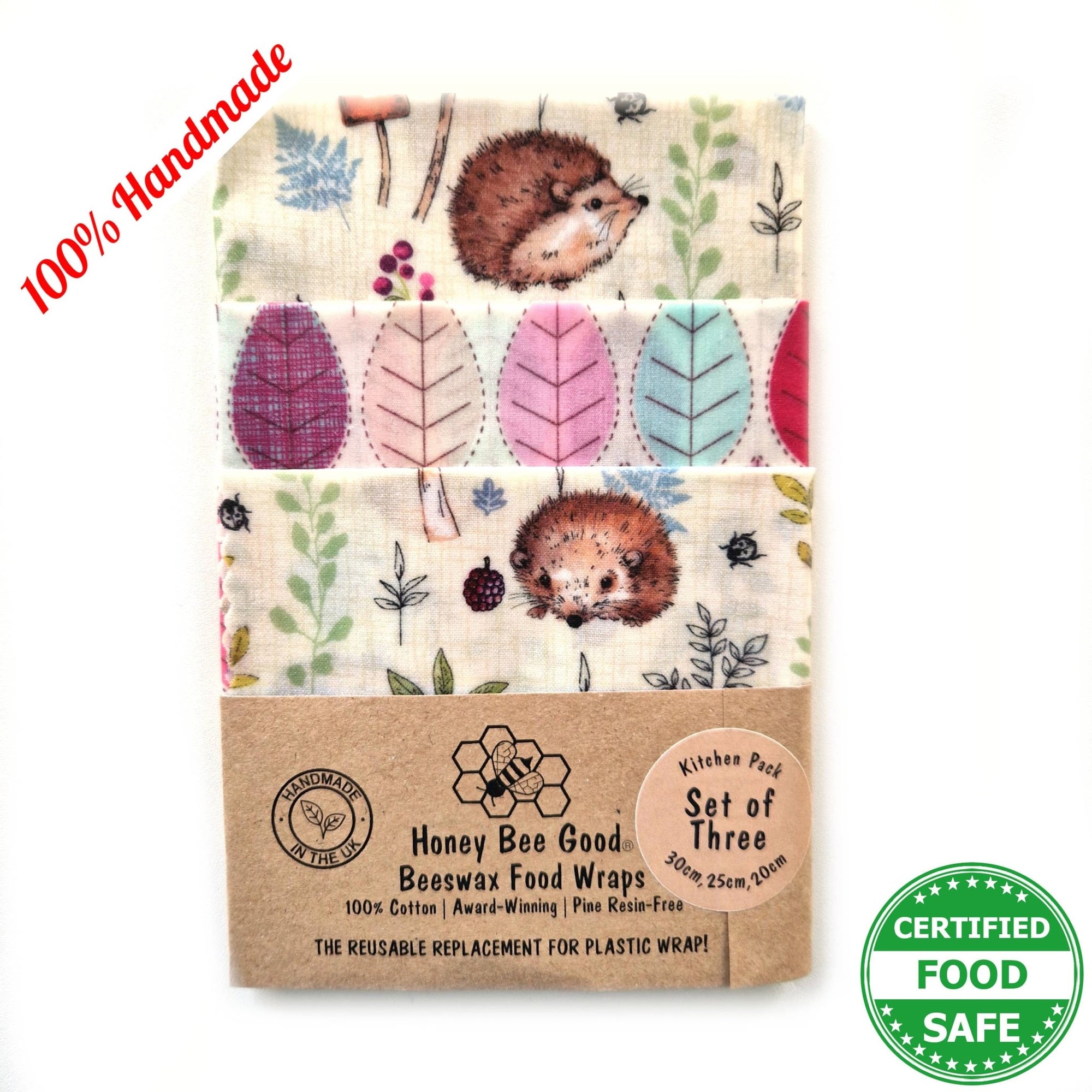 Startsett bivoksark 3 - pk | Hedgehogs fra Lev Logisk