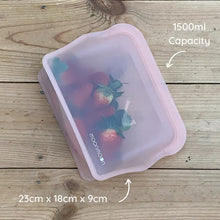 2-pk store gjennomsiktige silikonposer