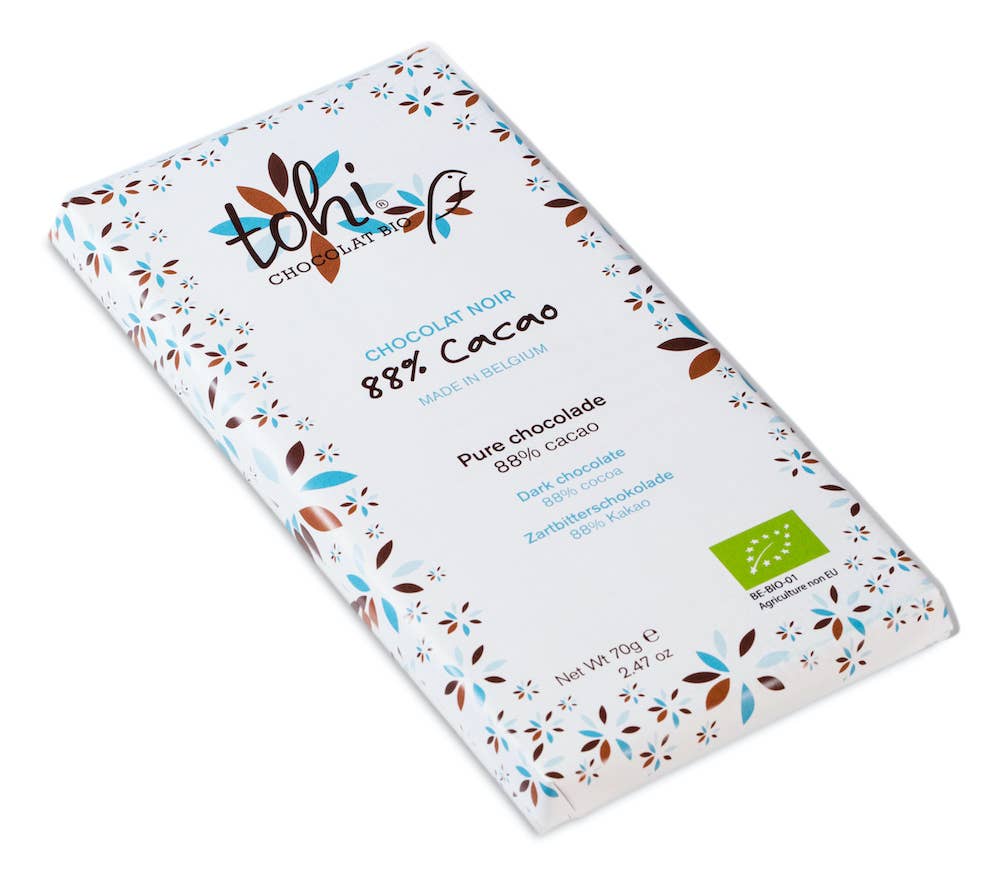 Tohi økologisk mørk sjokolade 88% - Lev Logisk