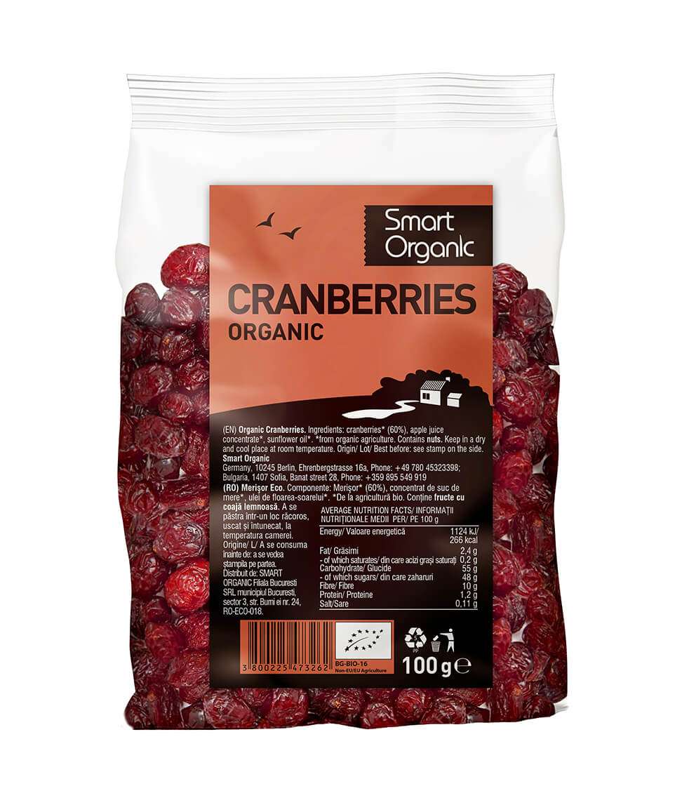 Tranebær økologiske 100 gram fra Lev Logisk