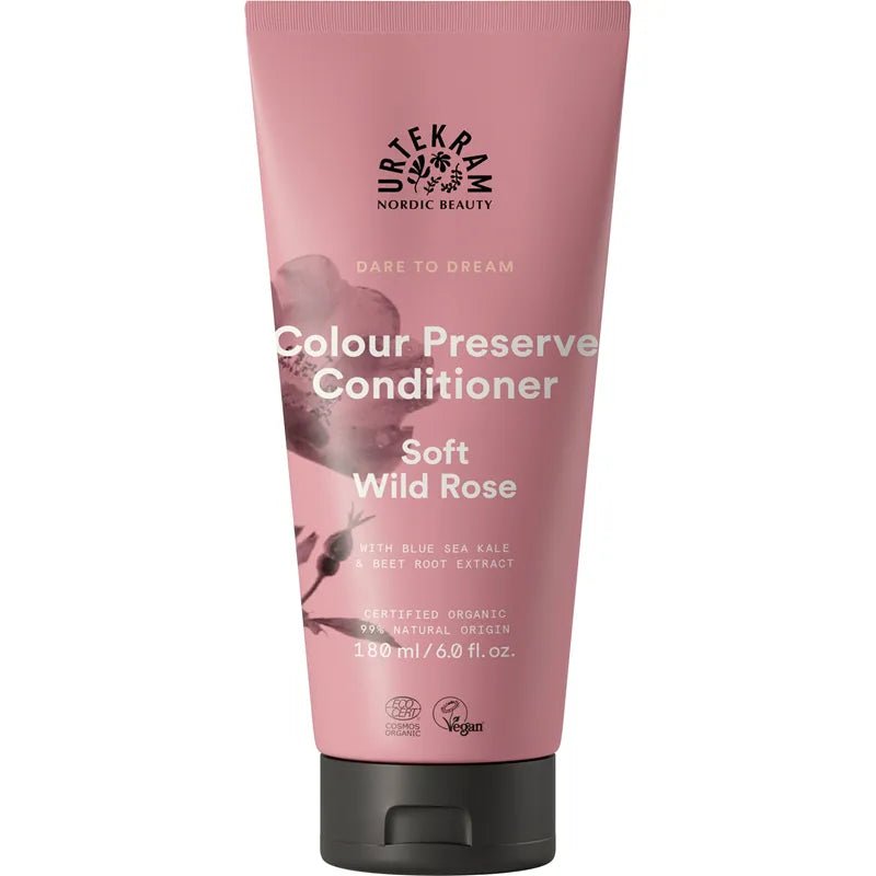 Urtekram Dare To Dream conditioner soft wild rose 180 ml fra Lev Logisk