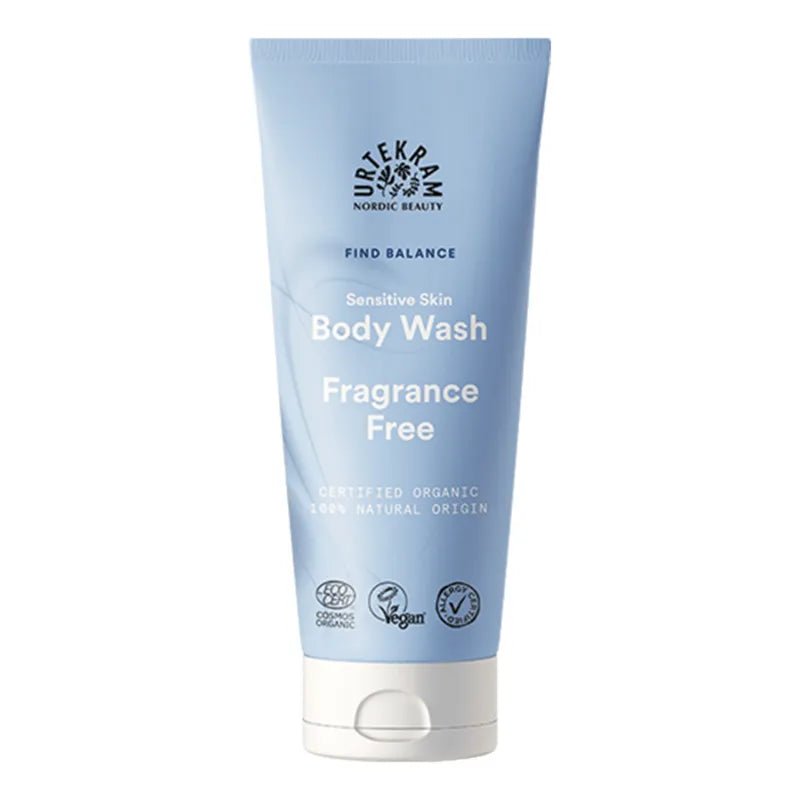 Urtekram Fragrance Free Bodywash 200ml fra Lev Logisk