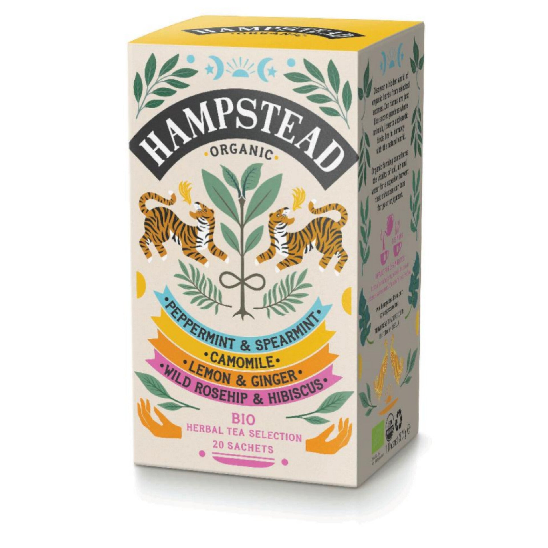 Variasjonspakkke Urte - te økologisk te Hampstead - Lev Logisk