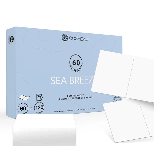Cosmeau klesvask 60 ark (120 vask) - Sea Breeze-