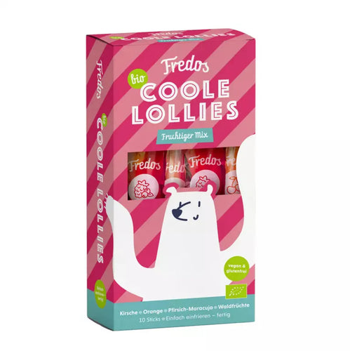 Økologisk fruktis i 10 poser -fruity-