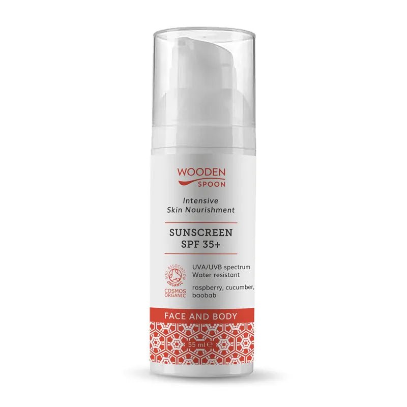 Wooden Spoon Solkrem SPF 35+ Anti - Age - Velg størrelse - Lev Logisk