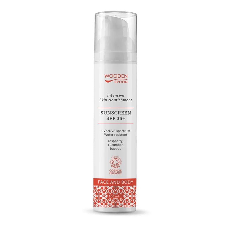 Wooden Spoon Solkrem SPF 35+ Anti - Age - Velg størrelse - Lev Logisk