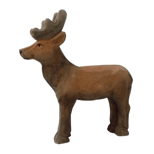 Wudimals® Hjort (han - dyr) i tre fra Lev Logisk