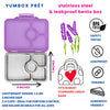 NY! Yumbox matboks m/ flere rom i rustfritt stål - Velg farge- - Lev Logisk