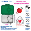 NY! Yumbox matboks m/ flere rom i rustfritt stål - Velg farge-