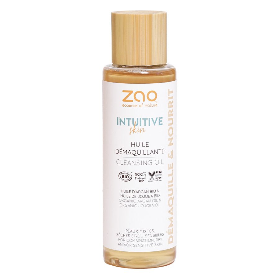Zao Cleansing Oil 100ml - Økologisk renseolje og øyesminkefjerner fra Lev Logisk