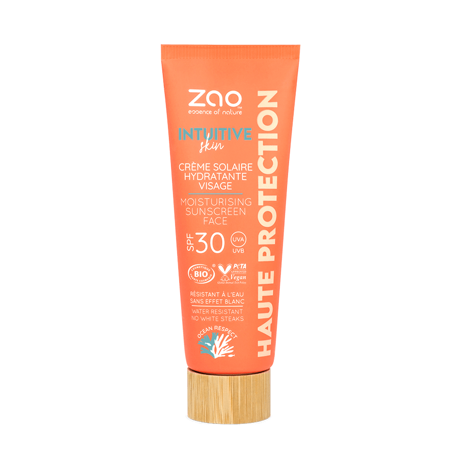 Zao Moisturising Sunscreen Face SPF 30 fra Lev Logisk