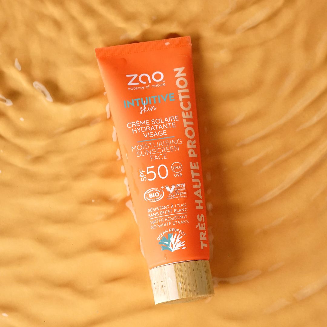Zao Moisturising Sunscreen Face SPF 50 fra Lev Logisk