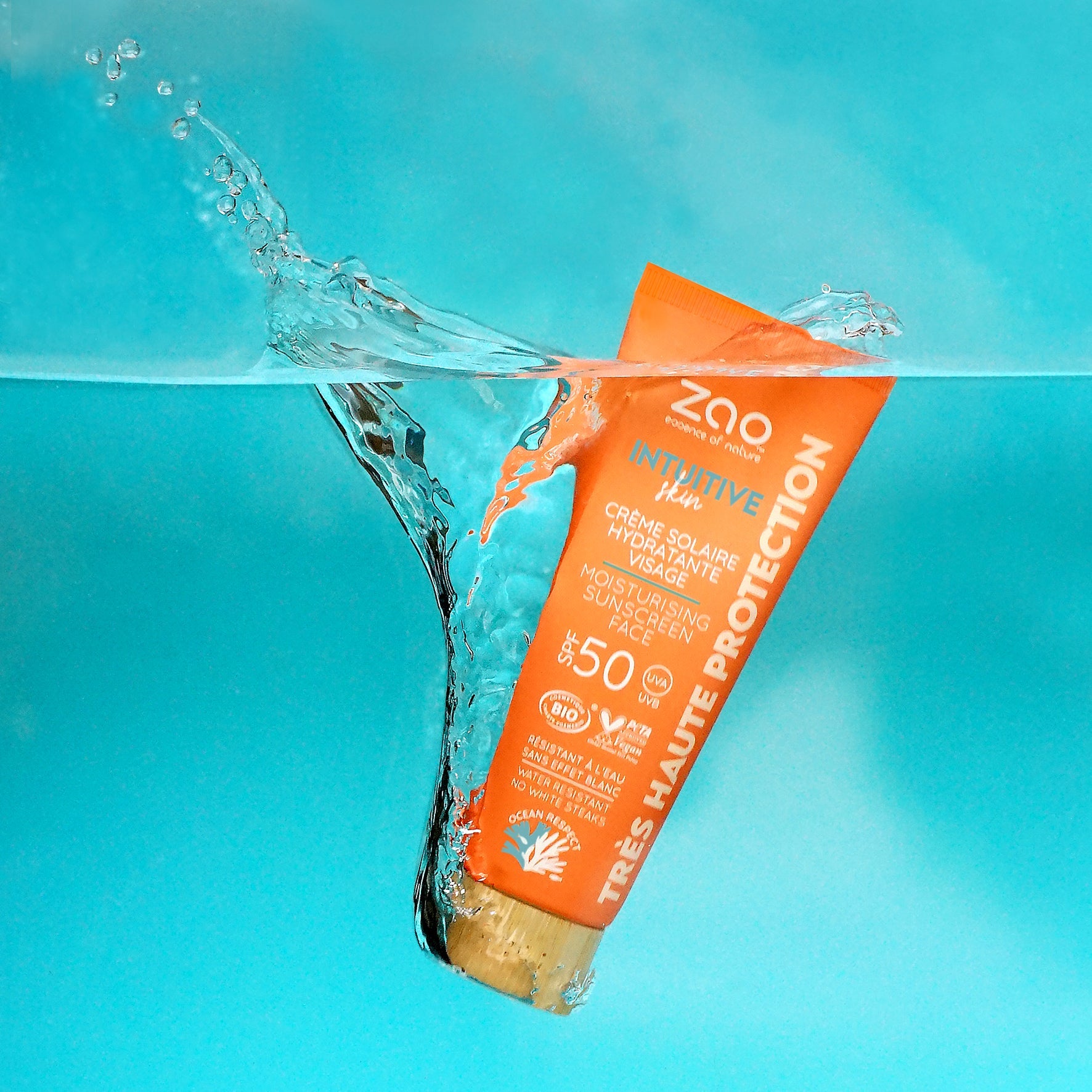 Zao Moisturising Sunscreen Face SPF 50 fra Lev Logisk