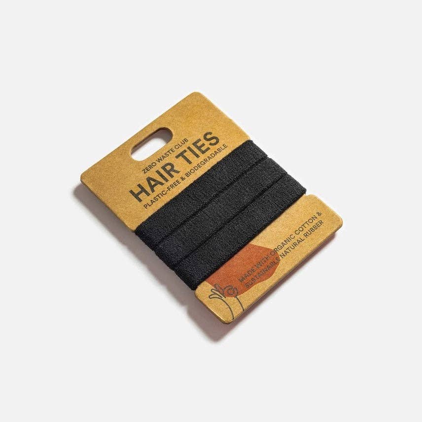 Zero Waste Club hårstrikk av økologisk bomull - 3 stk - Lev Logisk