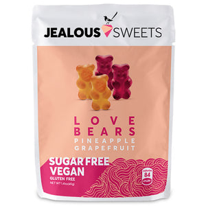 Jealous Sweets love bears -Ananas og grapefrukt - Lev Logisk