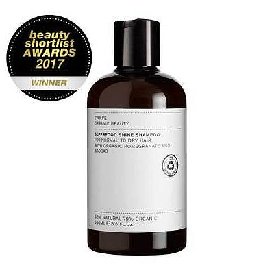 Evolve Superfood Shine Shampoo 250ml - Lev Logisk