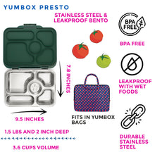 Yumbox matboks med flere rom i rustfritt stål - Velg farge/variant-