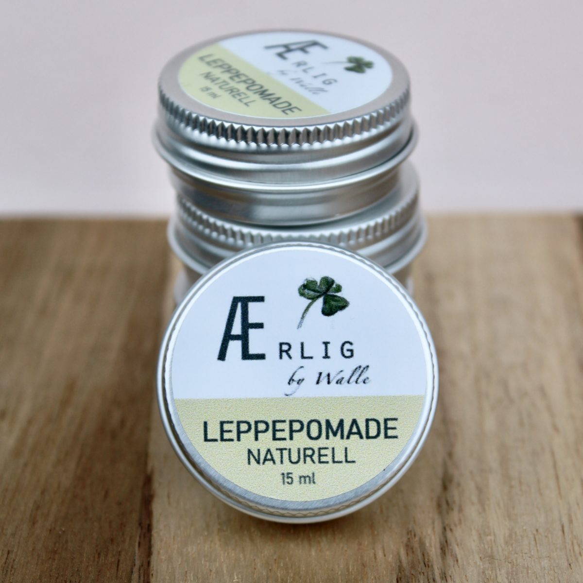 Ærlig by Walle Leppepomade naturell 15 ml - Lev Logisk