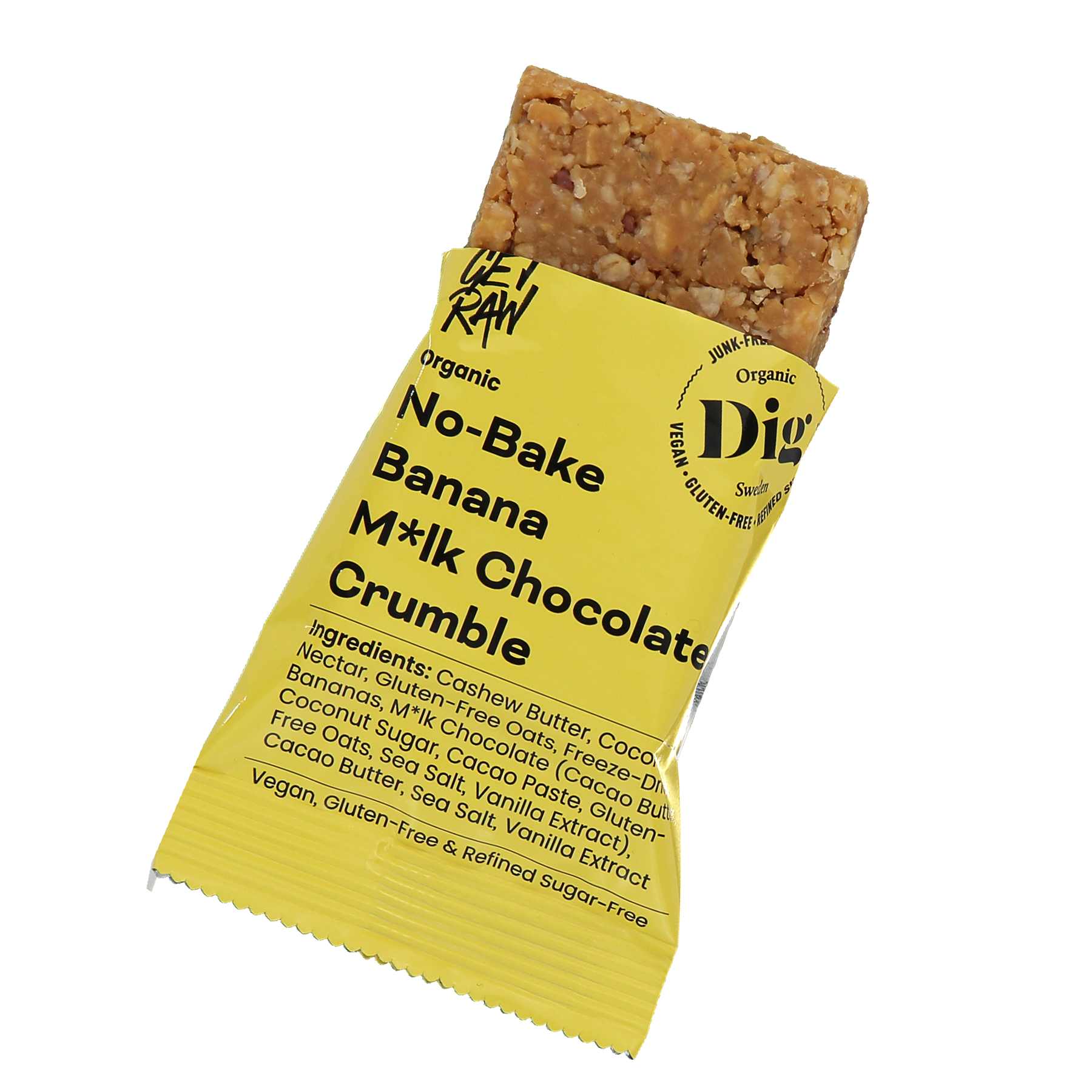 Get Raw Smuldrepai- No bake Banana M*lk chocolate- - Lev Logisk